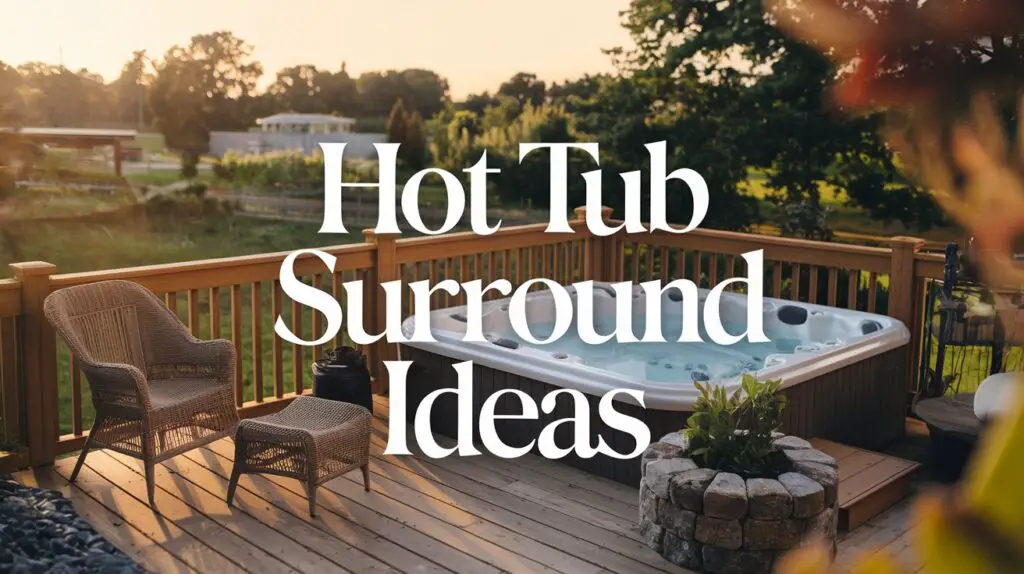 hot tub surround Ideas